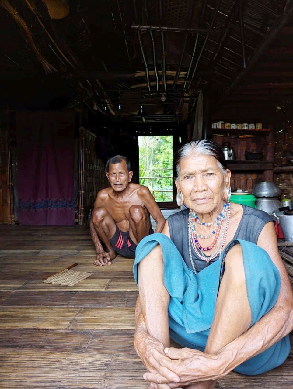 A Kuki woman with traditional finery at Khelma village under Peren district. Khelma is the last village under Athibung circle bordering Assam. (Morung Photo by Imti Longchar)